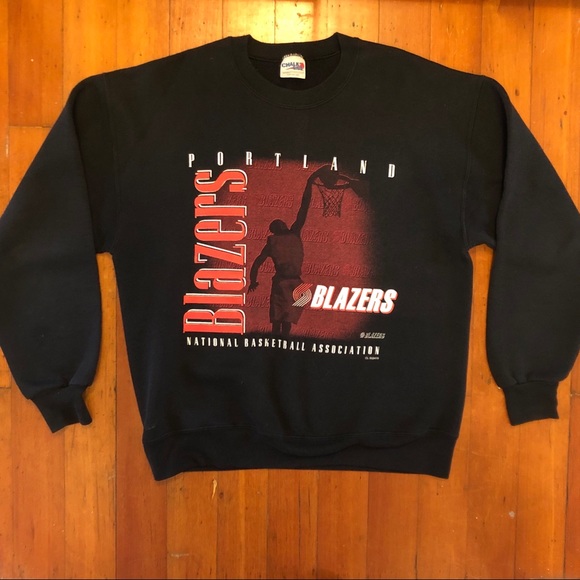 trail blazers sweater